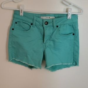 Joe's Jeans Girls Size 14 green shorts